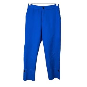 Elise Royal Blue Light Weight Capri Pants SZ M
